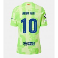 Fotbalové Dres Barcelona Ansu Fati #10 Alternativní 2024-25 Krátký Rukáv